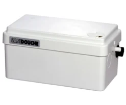Sanishower afløbspumpe til brusekabine, håndvask, bidet, 296 x 144 x 162 mm