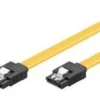 SATA kabel, 6 GB, SATA III, 0,30 meter, 7-polet til 7-polet SATA stik - MicroConnect