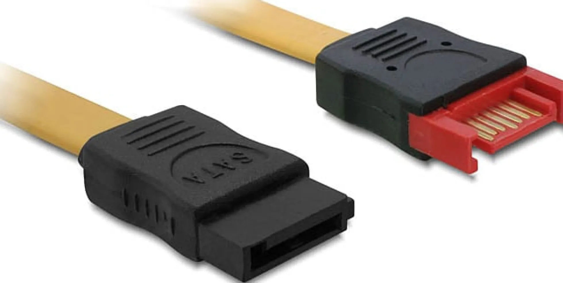 SATA/SAS kabel, 6Gbps, forlænger han-hun, 0,5 meter