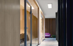 Sense Surface LED panel, 600 x 600, sort, 3770lm, 3000K, Ra>80, bagkantsdæmp