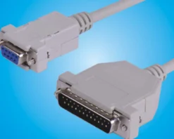 Seriel printerkabel, 1,8 meter, DB9-DB25 hun-han