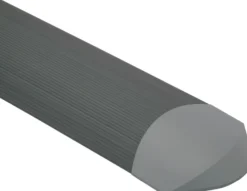 Serpa blød gulvliste, 150mm bred, 3m lang, grå