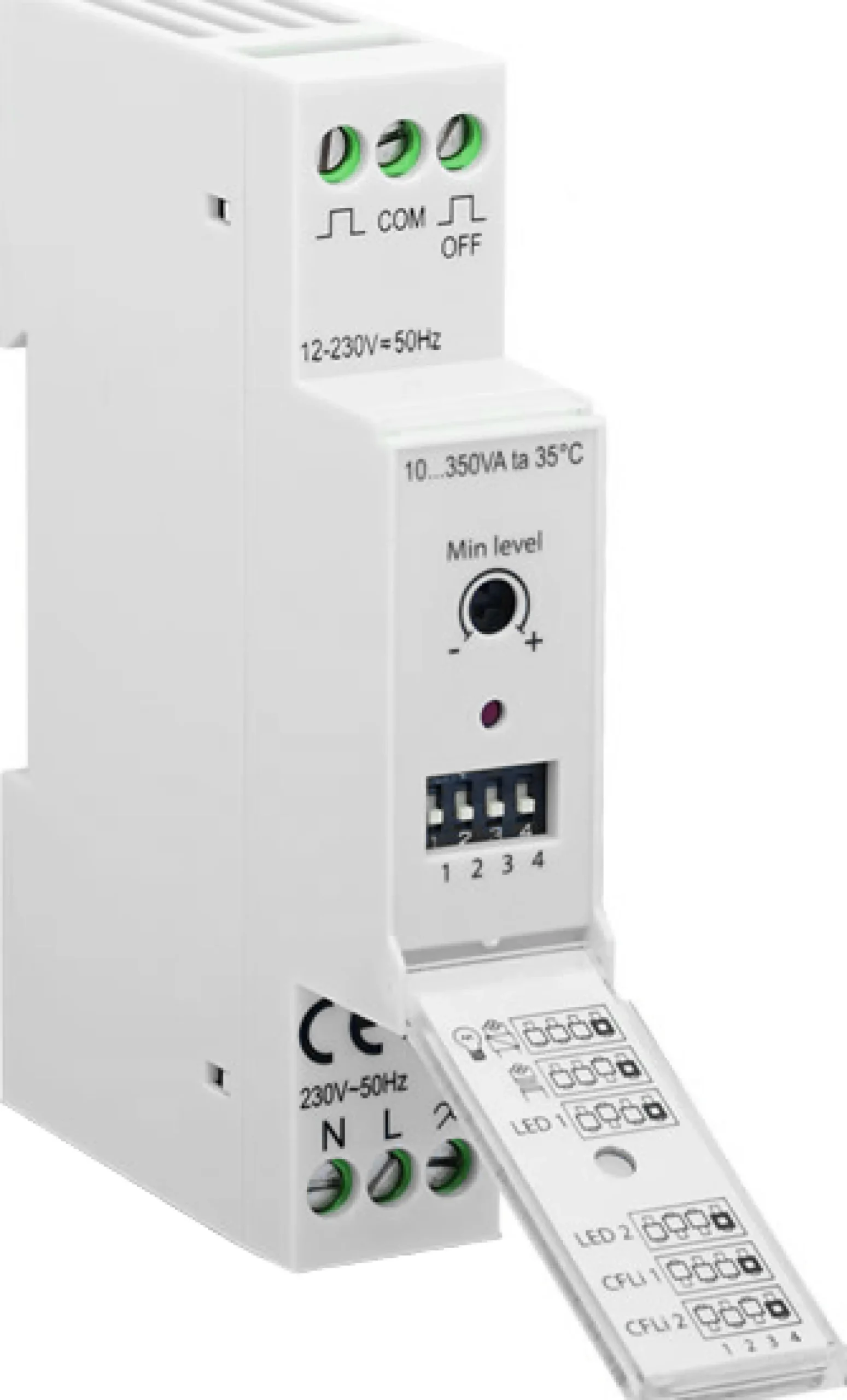 Servodan – Universal lysdæmper (CR/LR/LED/CFLi) med tryk styring (330-00700)