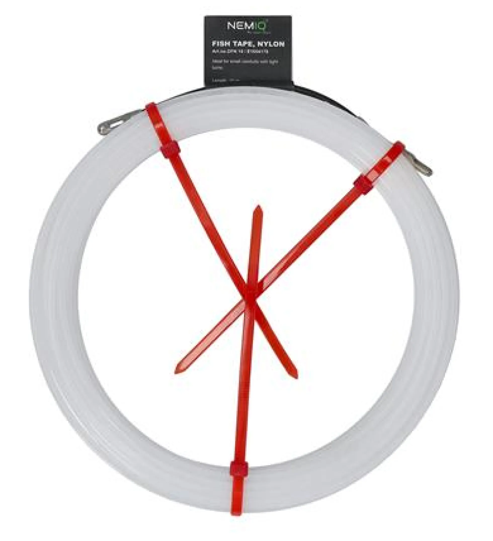 Søgefjeder nylon, 5 meter, Ø4 mm, fast hoved - Nelco