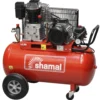 Shamal kompressor S30/90, kileremstrukken, metalgitter, støbejernscylinder