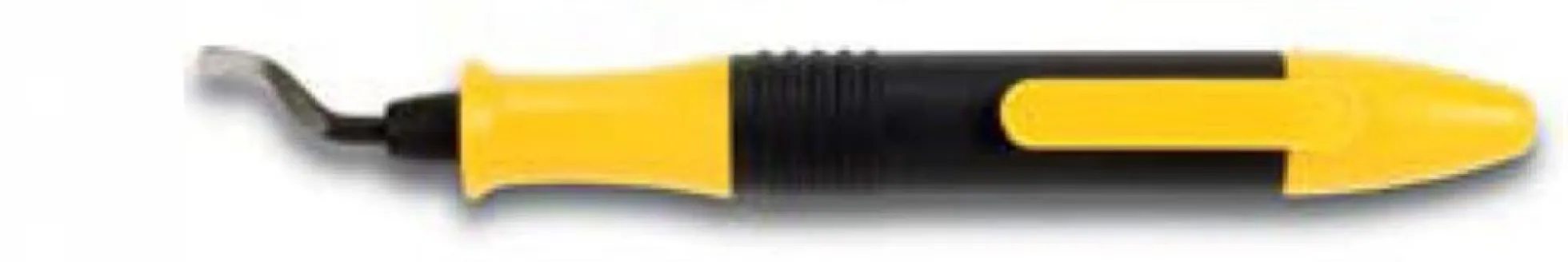 SHAVIV GLO-BURR E100 GUL, afgrater med clipsholder
