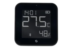 Shelly BLU H&T ZB temperatur- og fugtighedsensor med display, Bluetooth + Zigbee