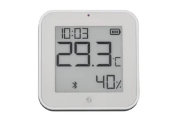 Shelly BLU H&T ZB temperatur- og fugtighedsensor med display, Bluetooth + Zigbee