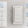 Shelly BLU RC Button 4 ZB, Bluetooth + Zigbee, hvid