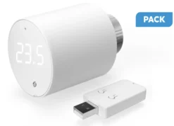 Shelly BLU TRV Gen3 radiatortermostat startpakke, Bluetooth, Zigbee