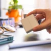 Shelly BLU Wall Switch 4 ZB, batteritryk, Bluetooth + Zigbee (Stand Alone)