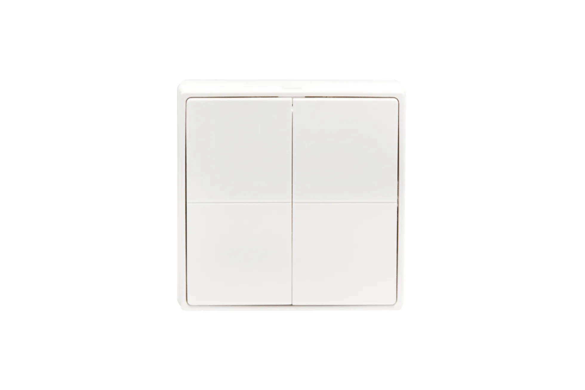 Shelly BLU Wall Switch 4 ZB, batteritryk, Bluetooth + Zigbee (Stand Alone)