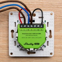 Shelly Dimmer Gen3, WiFi/Bluetooth lysdæmper