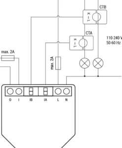 Shelly EM Gen4, 1-faset energimåler