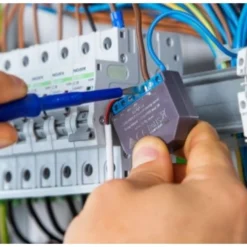 Shelly EM, WiFi energimåler, 2x50/120A (uden strømtrafo) (restsalg)