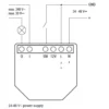Shelly 1 Gen4 - WiFi + Zigbee relæ, potentialfrit kontaktsæt (12-48VDC/230VAC)
