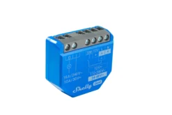 Shelly 1 Gen4 - WiFi + Zigbee relæ, potentialfrit kontaktsæt (12-48VDC/230VAC) 2-pak