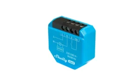 Shelly 1L Gen3, 1-kanals relæ til installation uden nul, WiFi, Matter