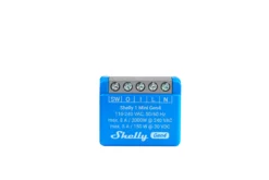 Shelly 1 Mini Gen4 - WiFi + Zigbee relæ, potentialfrit kontaktsæt (230VAC)