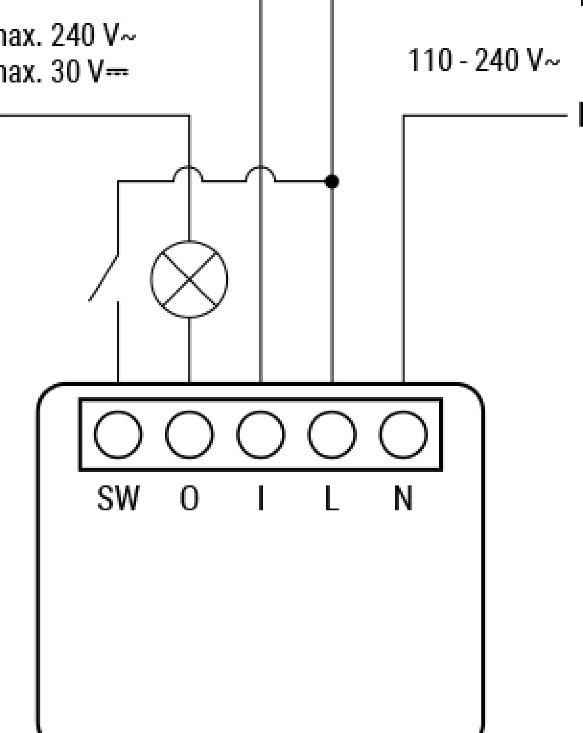 Shelly 1 Mini Gen4 - WiFi + Zigbee relæ, potentialfrit kontaktsæt (230VAC)