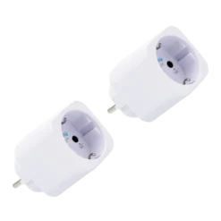 Shelly Plug M Gen3 Smart Plug med energimåler, Matter (WiFi), hvid (2-pak)