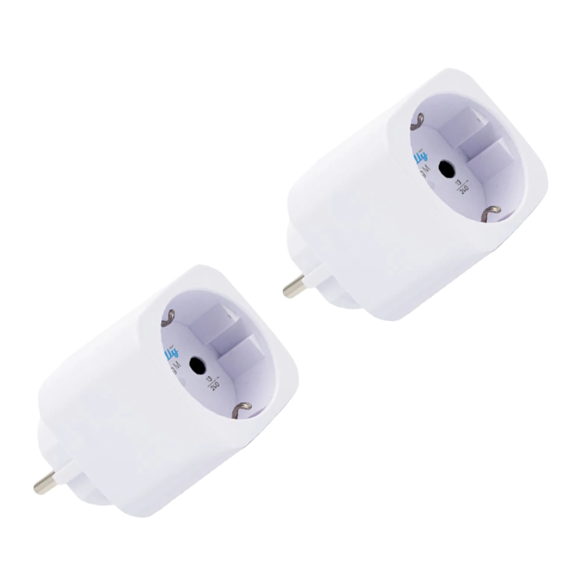 Shelly Plug M Gen3 Smart Plug med energimåler, Matter (WiFi), hvid (2-pak)