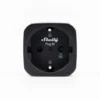 Shelly Plug M Gen3 Smart Plug med energimåler, Matter (WiFi), sort (2-pak)