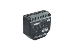 Shelly 2PM Gen4 - WiFi + Zigbee relæ/jalousi, 2 kanaler, effektmåling (24VDC/230VAC)