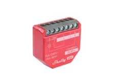 Shelly 1PM Gen4 - WiFi + Zigbee relæ med effektmåling (24VDC/230VAC)