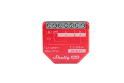 Shelly 1PM Gen4 - WiFi + Zigbee relæ med effektmåling (24VDC/230VAC), 4-pak