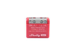 Shelly 1PM Mini Gen4 - WiFi + Zigbee relæ med effektmåling (230VAC)