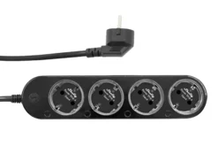 Shelly Power Strip Gen4, stikdåse, Zigbee, WiFi, Matter