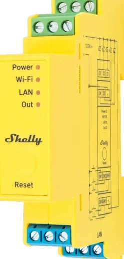 Shelly Pro RGBWW PM, WiFi, 12/24V styring med effektmåling