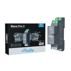 Shelly Qubino Wave Pro 2, 2-kanals relæ, DIN-skinne