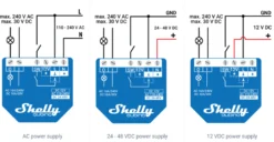 Shelly Qubino Wave 1, Z-Wave 16A relæ