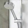 Showerama 10-5 classic femkantet brusekabine, 90x80 cm, alu/klar