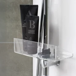 Showerama 10-5 comfort femkantet brusekabine, 100x100 cm, hvid/frost