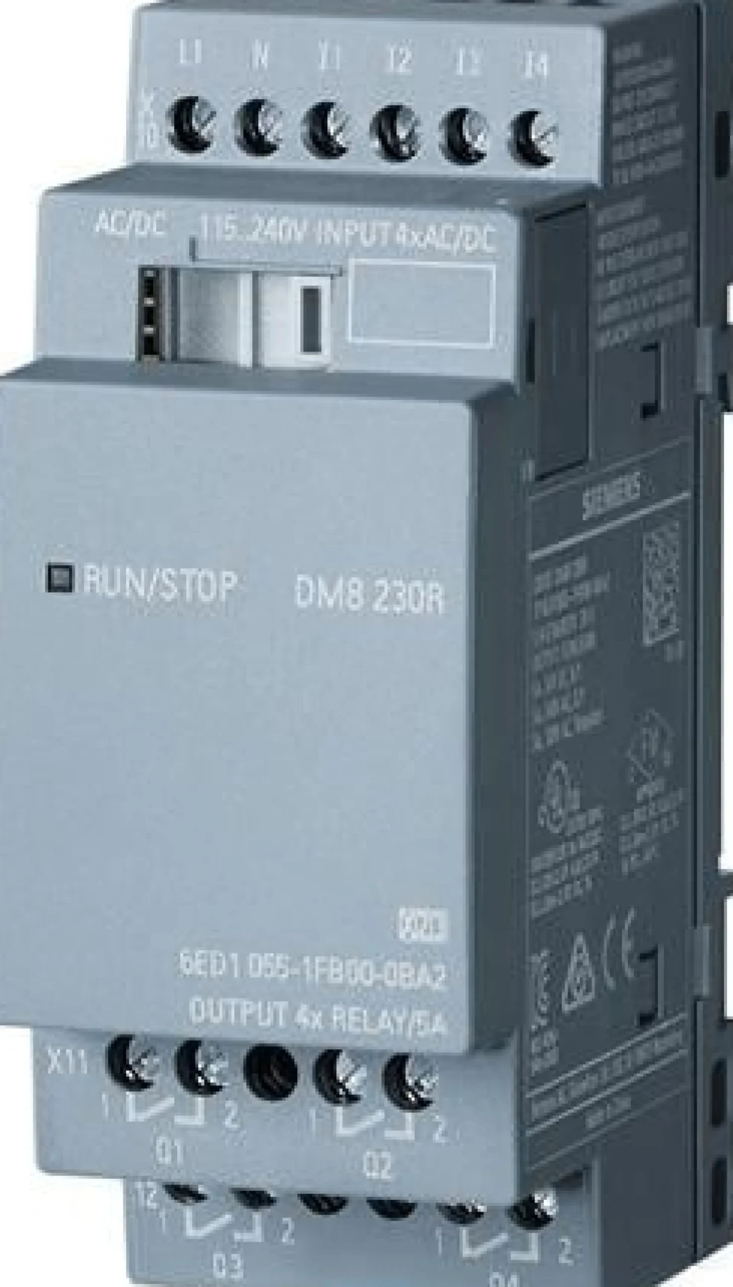 Siemens LOGO! DM8 230R, UDVIDELSESMODUL, 6ED1055-1FB00-0BA2