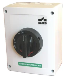 Sikkerhedsafbryder 63A 4P, grå/sort KUM463U - MTO Electric