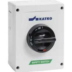 Sikkerhedsafbryder 63A 4P, grå/sort KUM463U - MTO Electric