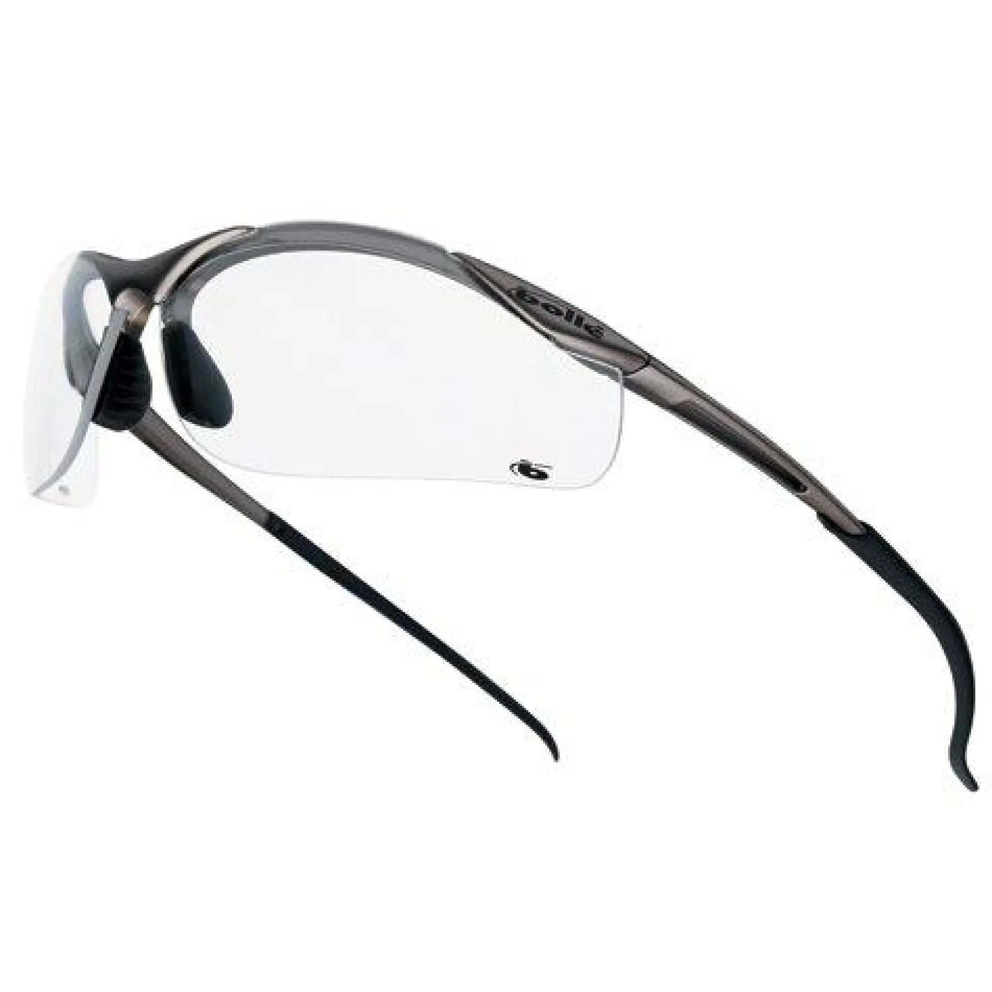 Sikkerhedsbrille Contour klar, one size, klar linse, ridsefast, EN 166 FT EN 170 - Bollé