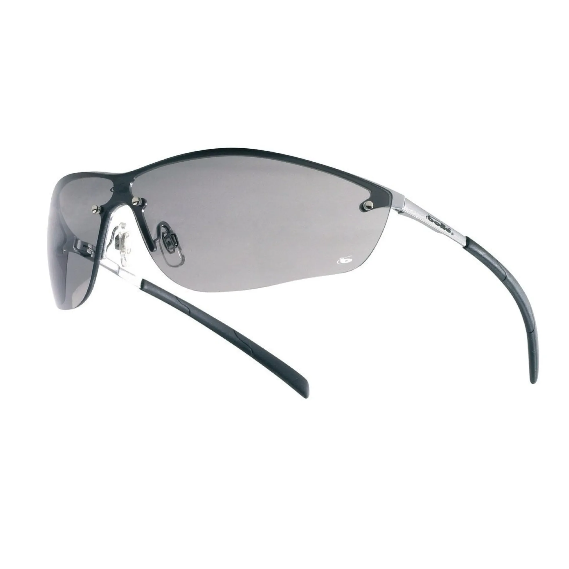 Sikkerhedsbrille Silium Metal, mørkt glas - Bollé