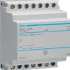 Sikkerhedstransformer, 16VA, 230Vac til 12-24Vac, DIN-skinne, ST313 – Hager