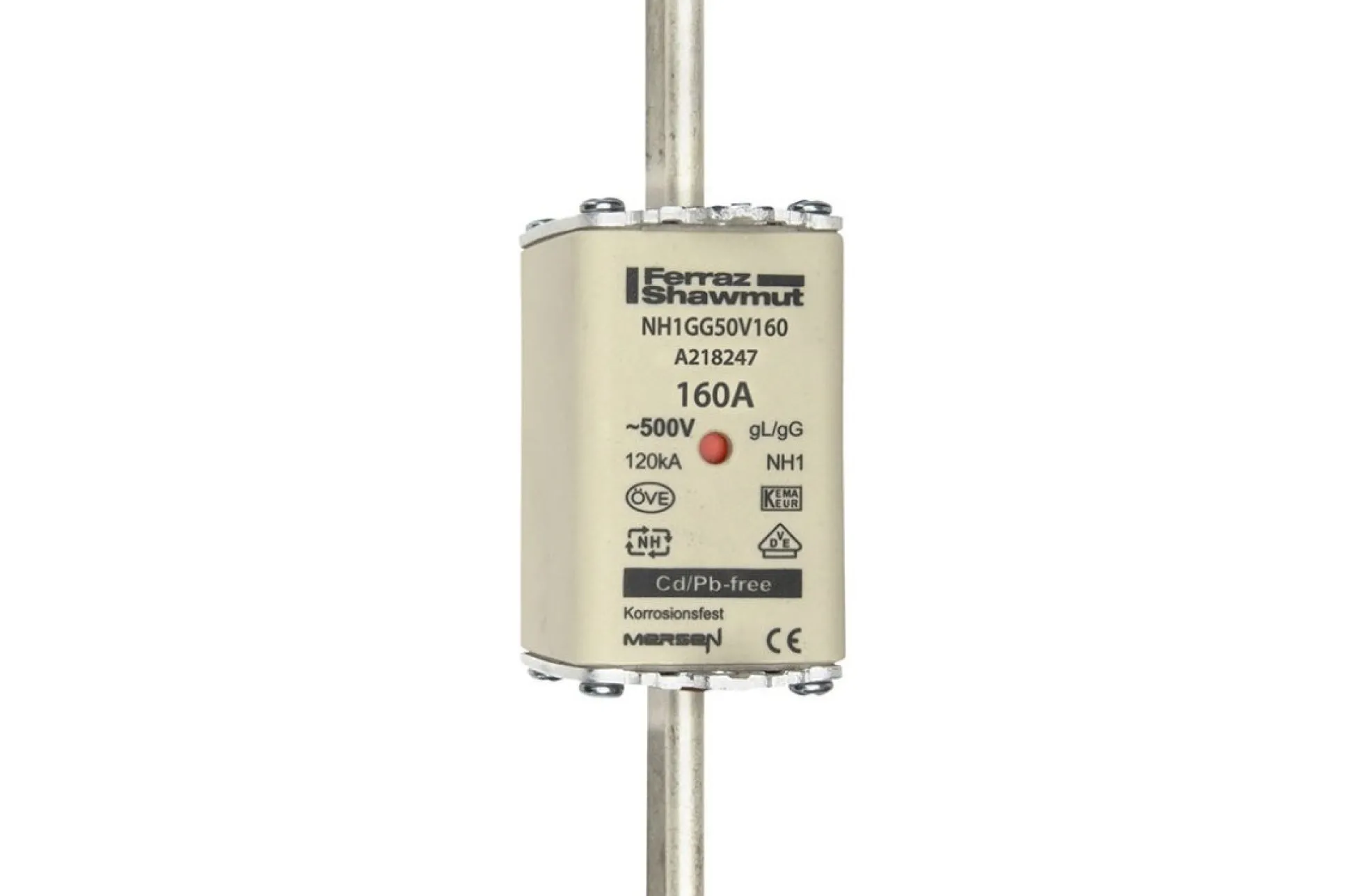 Sikring NH1 160A GL/GG 500V
