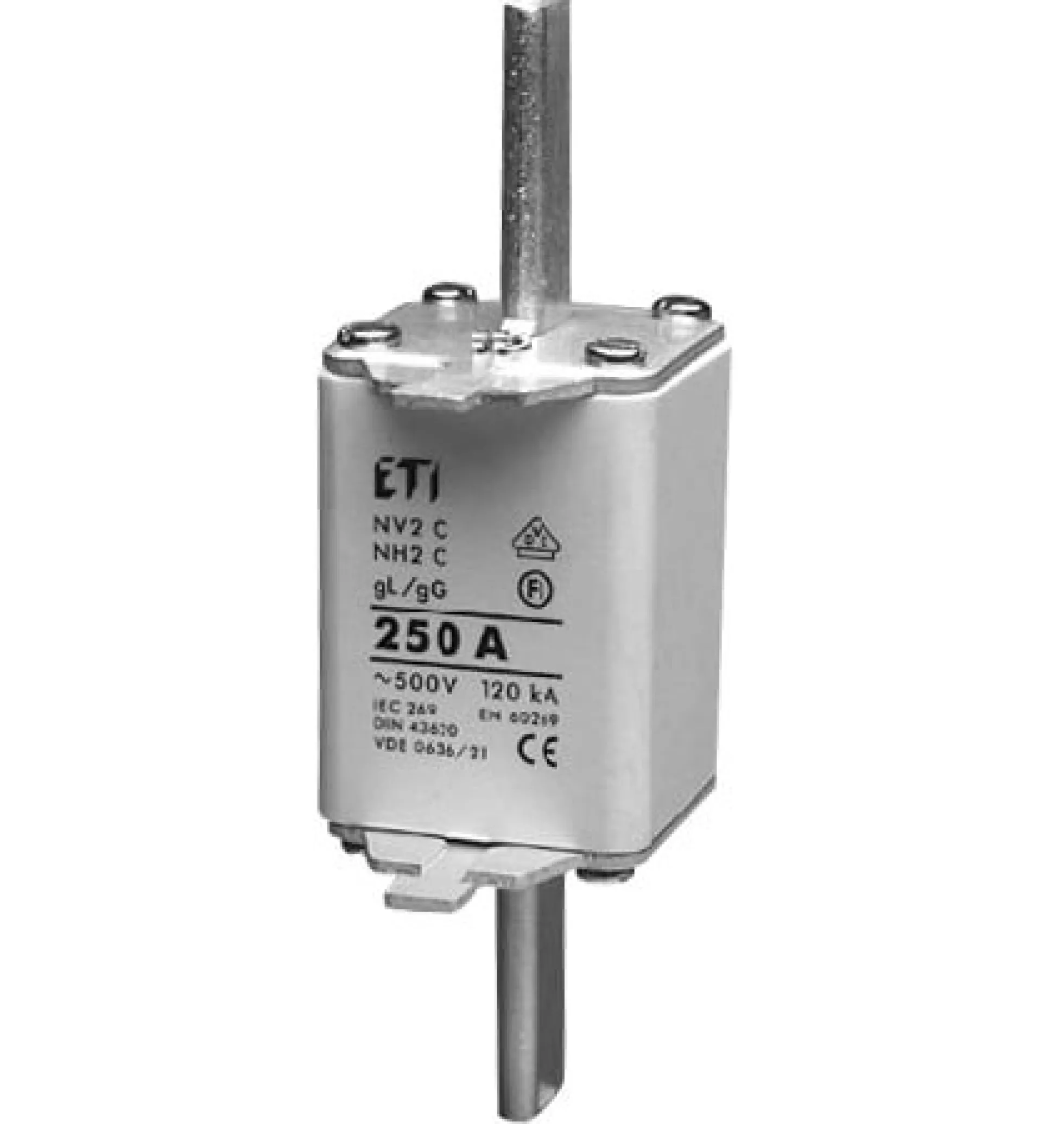 Sikring NH 2C 160A 500V gL/gG