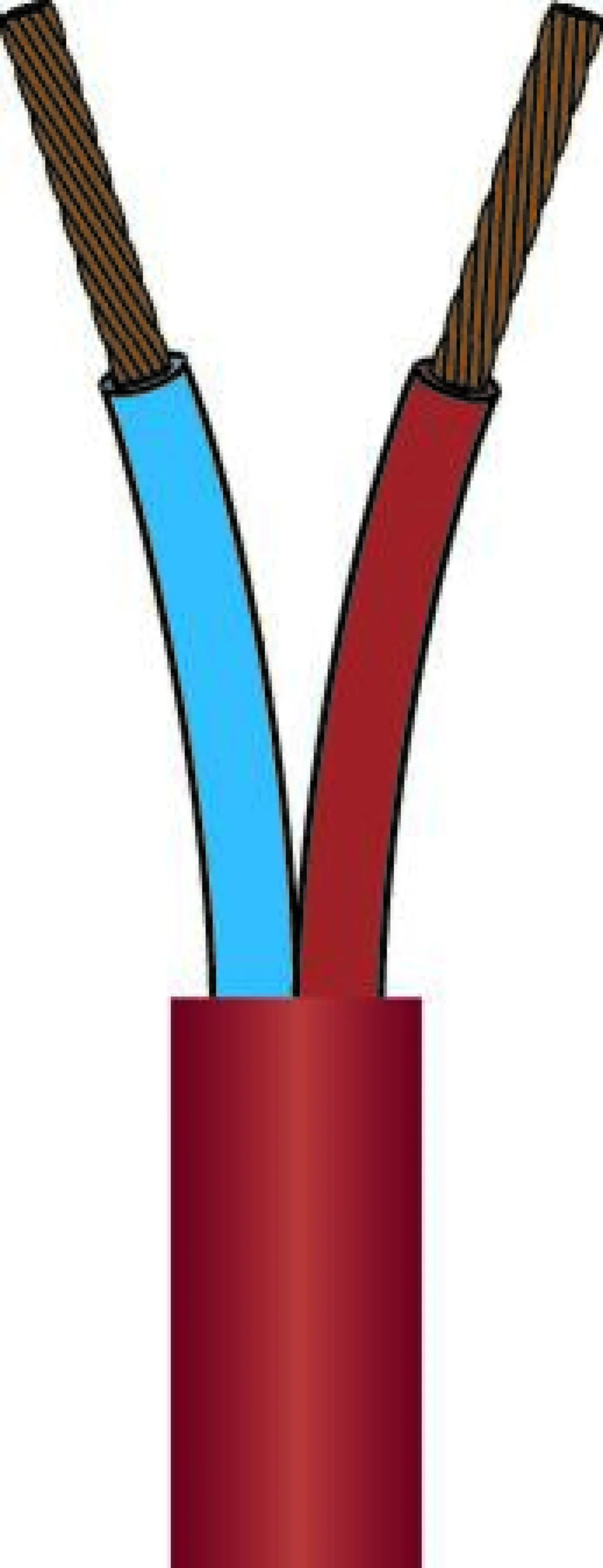 Silikonekabel 2X0,75 SIHF-O TR - pr. meter