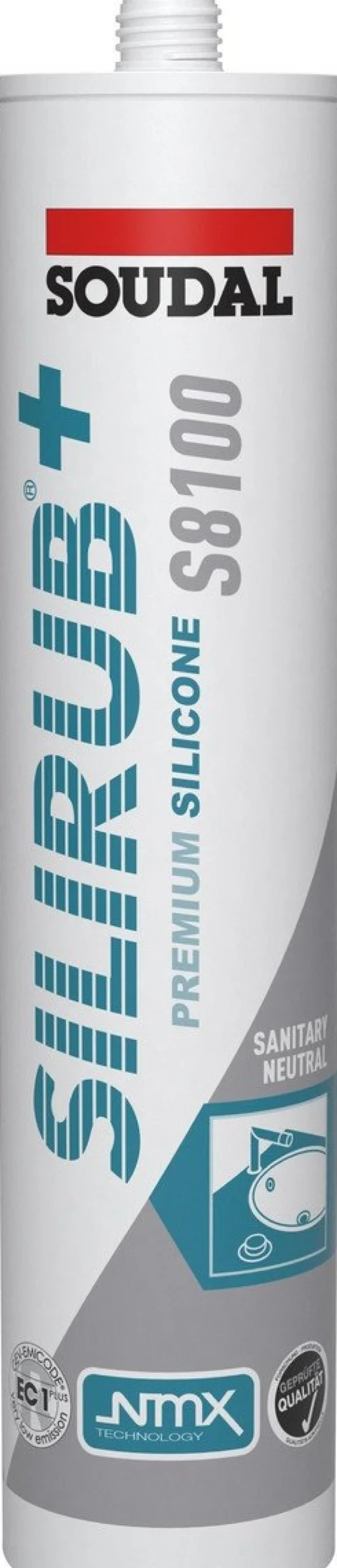 Silirub+ S8100 silikonefugemasse, 300 ml, transparent - Soudal