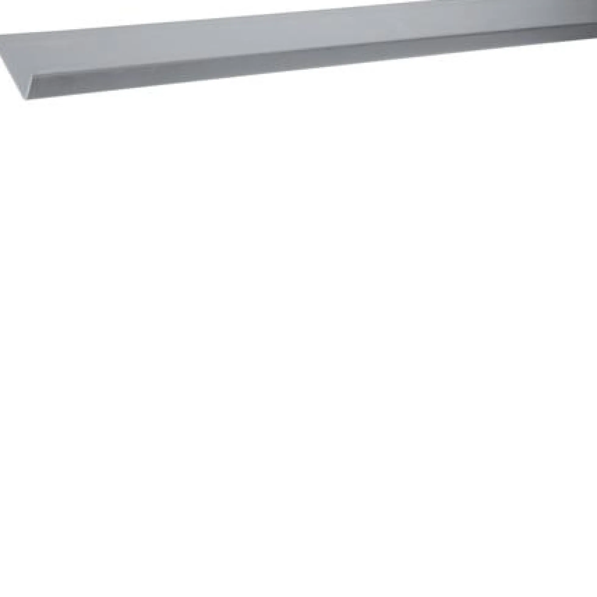 Skilleplade kunststof f/inst.kan M1839 - 2 meter