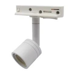 Skinnespot, GU10, 230V, 1-faset skinne, hvid (uden lyskilde)