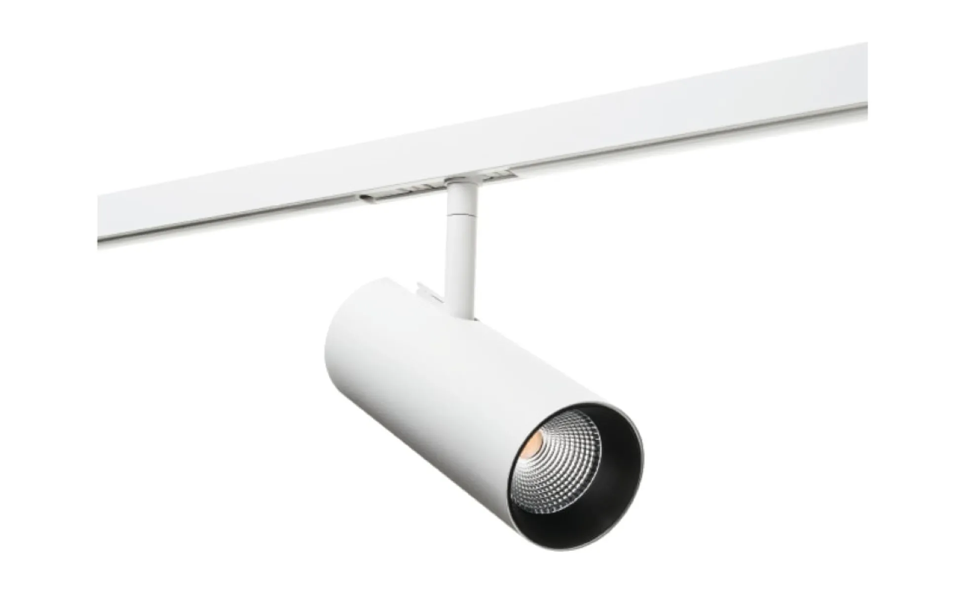 Skinnespot Zip Tube Mini, LED 17W, 1-faset, hvid/sort - SG Armaturen